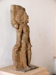 Virabhadra (Siva in heroic stance)
Provenance: Senthalai
Period: Late Chola 11th Century CE